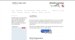 Desktop Screenshot of malibulodge.org