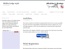 Tablet Screenshot of malibulodge.org